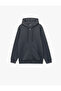 Long Sleeve Hooded Zippered Kangaroo Pocket Sweatshirt - 3