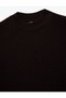 Regular Fit Long Sleeve Textured Cotton Mock Neck Winter Knitwear Sweater - 5