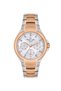 Sapphire Glass Sport Silver - Rose Women's Wristwatch Nc28- 392322 -Esm