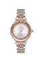 Sapphire Glass Silver - Rose Women's Wristwatch Nc33- 398223 -Ewms