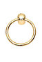 Ring Pendulum Furniture Handle - Single Screw - 60 mm Gold Yellow Cabinet and Drawer Handle - 8