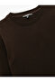 Long Sleeve Cotton Crew Neck Basic Sweatshirt - 5