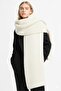 Left Knitting Knitwear Scarf Kaşkol