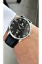 Rym-631820Mz2 Quartz Classic Men's Watch - Steel Case - Leather Strap - 2 Years Warranty Silver-Black - 3