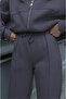 Women's Winter 3-Thread Oversized Fit Bomber Jacket Tracksuit Set - 3