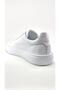 Premium Quality, Genuine Leather Men's Sneaker, Casual Comfortable Shoes - Ultra Comfort Sole - White - 3