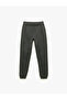 Cotton Tie Waist Basic Jogger Sweatpants