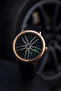 Metal Adjustable Cord Car Wheel Model Men's Wristwatch