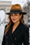 Camel Black Gradient Fedora Hat