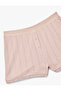 Lace Detailed Comfortable Fit Cotton Shorts Pajama Bottoms - 5