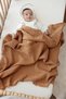 Milky Brown 100% Cotton 4-Layer Muslin Baby Blanket & Children's Muslin Blanket 110X110Cm - 6
