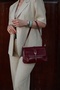 Sauve Toka Detailed Burgundy Matte Bag - 4