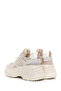 Women's Beige Thick Sole Sneaker 25Sfe 210114 - 5