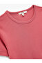 Cotton Short Sleeve Crew Neck Basic T-Shirt - 5