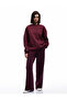 Three Thread Raised Long Sleeve Crew Neck Oversize Sweatshirt - 2