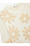 Long Sleeve Crew Neck Floral Embroidered Knitwear Sweater - 5