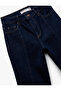 Regular Waist Flared Denim Trousers - Flare Jeans - 6