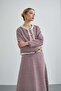 Women's Lined Tweed Jacket Skirt Hijab Set - 7