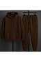 Unisex Hooded Tracksuit Set 3 Thread Cotton New Season - 2