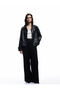 Lined Long Sleeve Stand Collar Zipper Faux Leather Jacket - 2