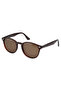 Unisex Brown Sunglasses with Polarized Lenses with Uv400 Protection 1354 C8484 - 2