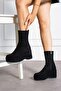 Clara Women's Stretch Wedge Heel Boots
