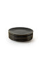 Black Gold Aegean Dessert Plate 20 cm 6 Pieces - 6