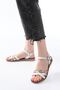 205-015 White Garni Orthopedic Genuine Leather Women's Sandals