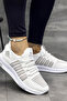 Unisex Lace-Up Knit Casual Comfortable Sneakers - 5