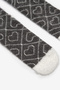 Cute Hearts Gray Socks - 2