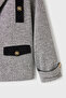 667 Jacket Black and White Patterned - 2