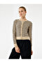 Navy Blue Women's Cardigan 6Wak90094Ht