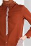 LONG TUNIC WITH STRIP DETAIL BUTTON 43636 - 4