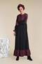 Embroidered and Tasseled Dress 4605 - 3