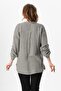 Long Sleeve Asu Summer Muslin Blouse Striped Çzgl - 2