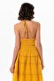 Summer Muslin Bustier with Göcek Binding Detail Mustard Hrd - 2