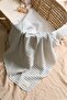 Baby and Newborn Gift Set 6 Pieces ( Bodysuit / Robe / Blanket / Swaddle / 2 Muslin Cloths ) - 5