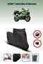 Black Kawasaki Zx-9 R Motorcycle Tarpaulin Rear Bag Non-Compliant