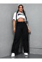 Women's Loose Fitting Pipe Leg Lycra Palazzo Jean Trousers - 6