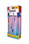 Gigis Point-7 Chrome Finish Ball Point Pen – Blue (0.7 mm, Pack of 12)