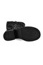 Women's Black Leather Boots - 5