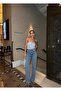 Palazzo Pants High Waist Jean Pants Denim Pants Design Pants Imported Fabric - 5