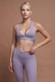 Ivy Pre-Ruched Lilac Seamless Scrunch Recovery Women's Sports Leggings - 7