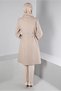 Coat with Belt Detail at the Collar 90358 - 3