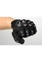 Motorcycle gloves touchscreen long black motorbike gloves bone palm protection biker gloves nx1 - 2