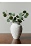 Rustic Handmade Textured Ceramic Decorative Vase - 20 cm