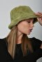 Cagla Soft Textured Soft Textured Plush Bucket Women's Hat - 7
