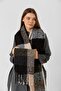 Mink Thick Boucle Scarf Women's Shawl 45x200 cm - 3