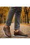 Men's Tan Genuine Leather Lace-Up Casual Shoes Non-Slip Sole Orthopedic 580 - 6