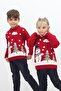 Boy's Christmas Themed Crew Neck Knitwear Sweater - 5